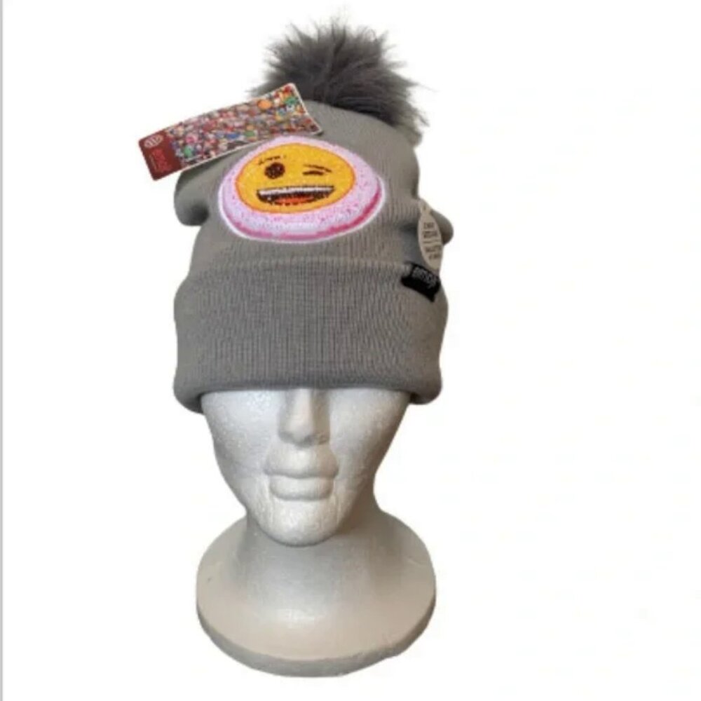 NEW Emojis 2 Way Sequins Beanie Hat